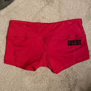 LRC Fleo Shorts - Bright Red